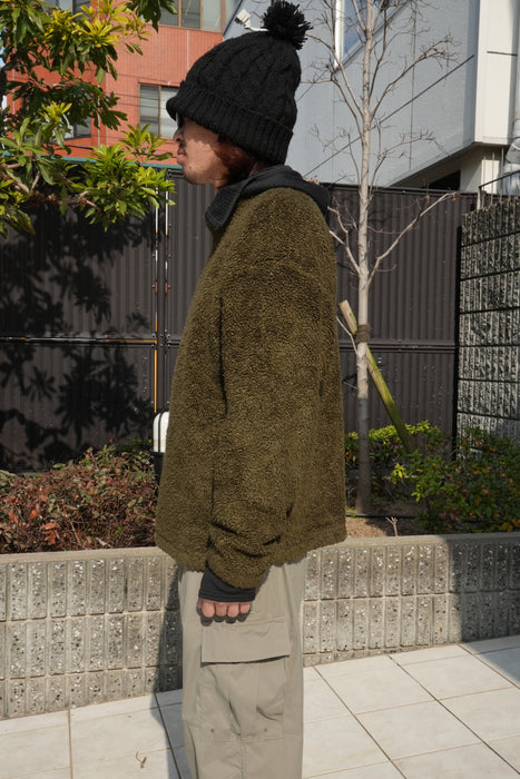 90s EMS mock neck boa fleece