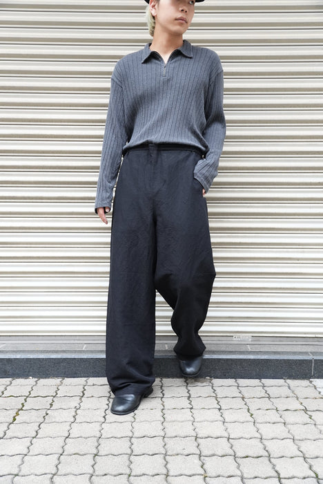 C.M.P.Y 24YR BLACK Linen×Banboo 34inch