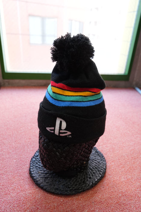 00s PlayStation ponpon knit cap