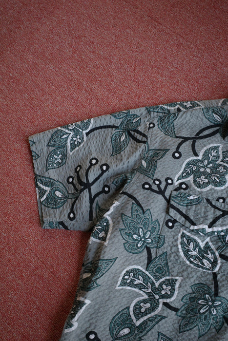 90s STUSSY seersucker aloha
