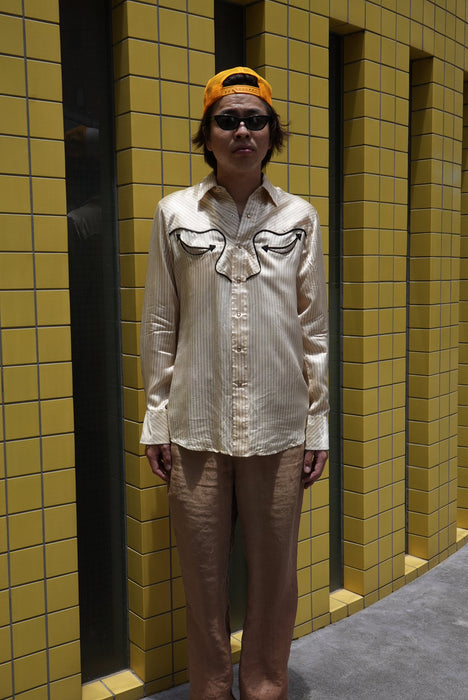 70s Unknown satin Western shirt