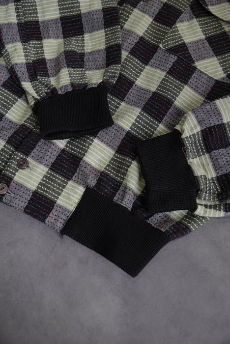 60s flannel shirt jacket