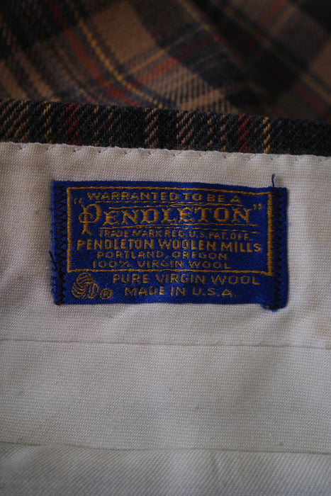 70s PENDELETON check wool slacks