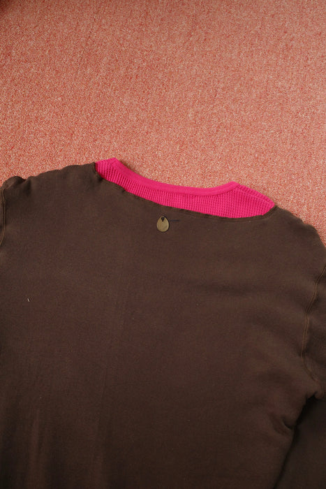NAM Banana Ensemble Tee Brown/Pink size1