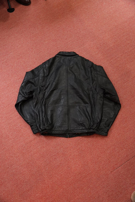90s TOMMY HILIGER leather jacket