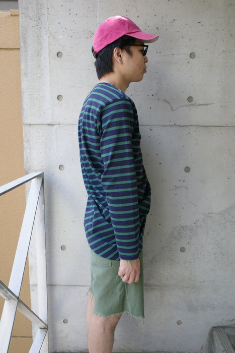 NAM Banana Basque Shirts NAVY/GREEN size1