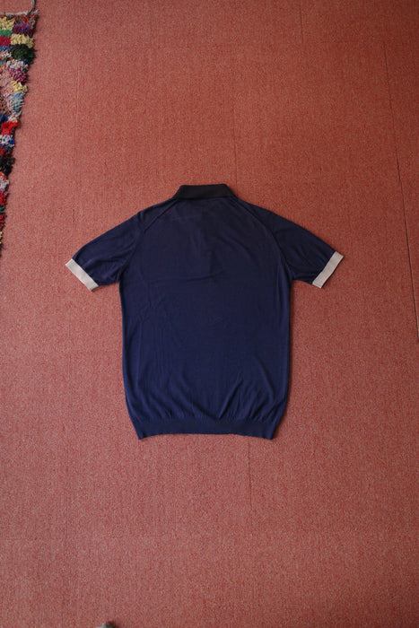00s JONN SMEDLEY sea island cotton polo shirt