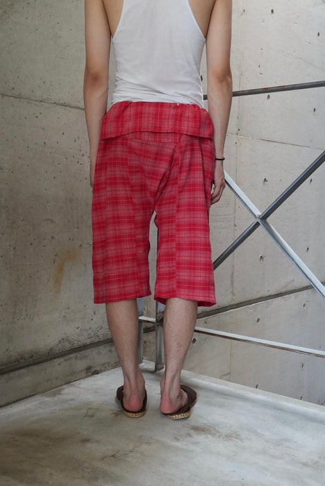 90s tartan Thailand pants