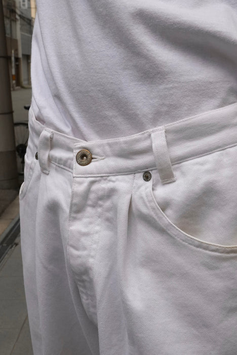 90s POLO SPORTSMAN white denim