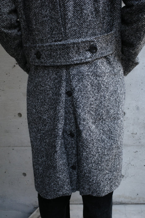 EMPORIO ARMANI virgin wool×alpaca coat