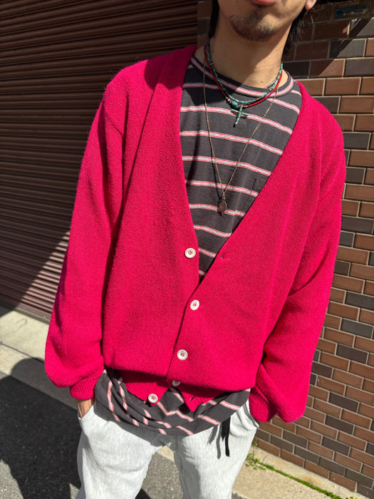 90s LANDS' END alpaca cardigan