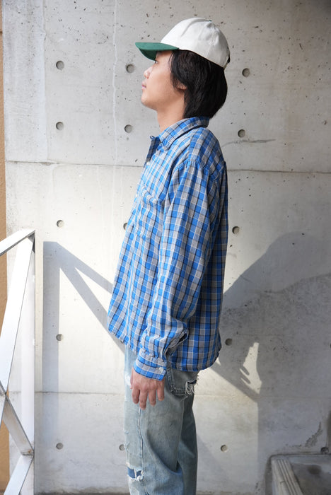 60s Sandy Mac Donalds flannel open collar shirts