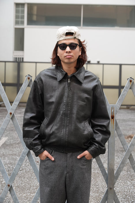 90s TOMMY HILIGER leather jacket