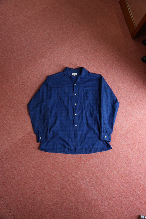 60s Hathanay cotton check shirt