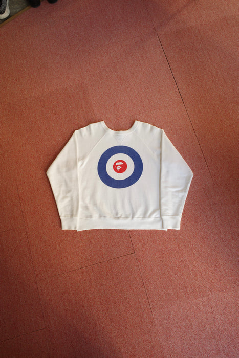 90s A BATHING APE target print sweat