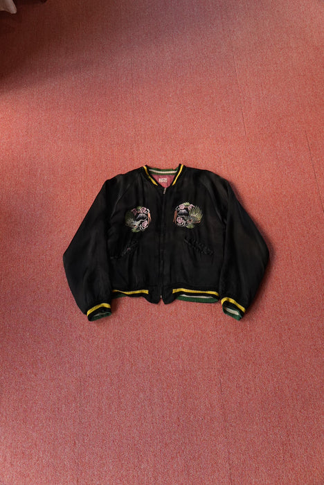 50s satin souvenir jacket