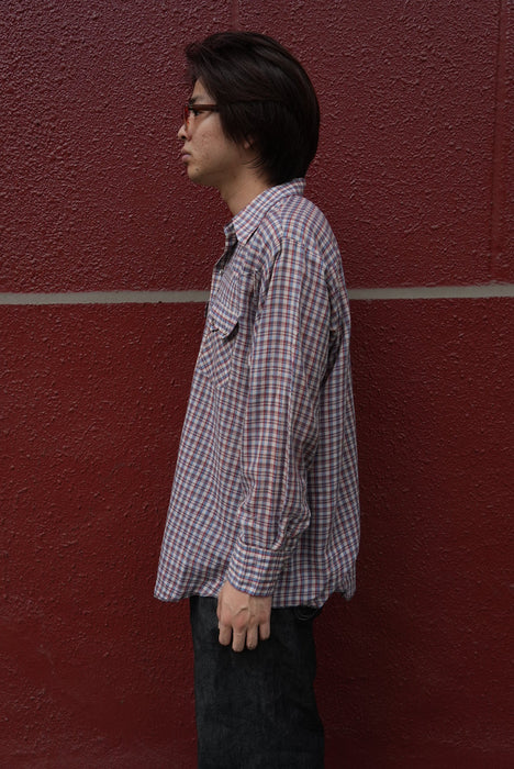 70s DEE CEE BRAND gauze western shirt