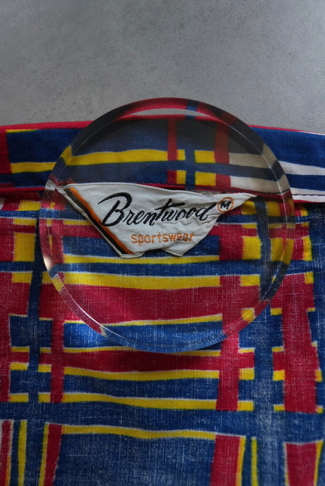 6.70s Brentwood Sportswear check roundcollar shirts