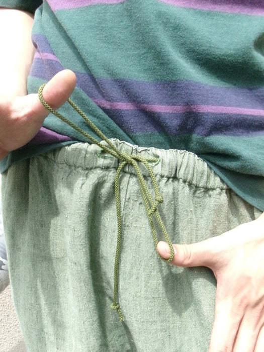 90s FLAX easy linen pants