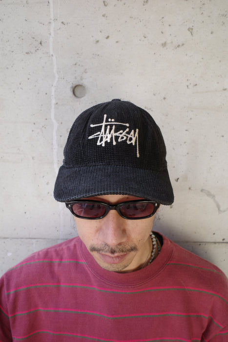 90s Stussy hats dice corduroy cap "USA"