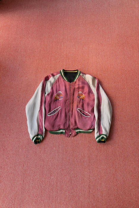 50s satin souvenir jacket
