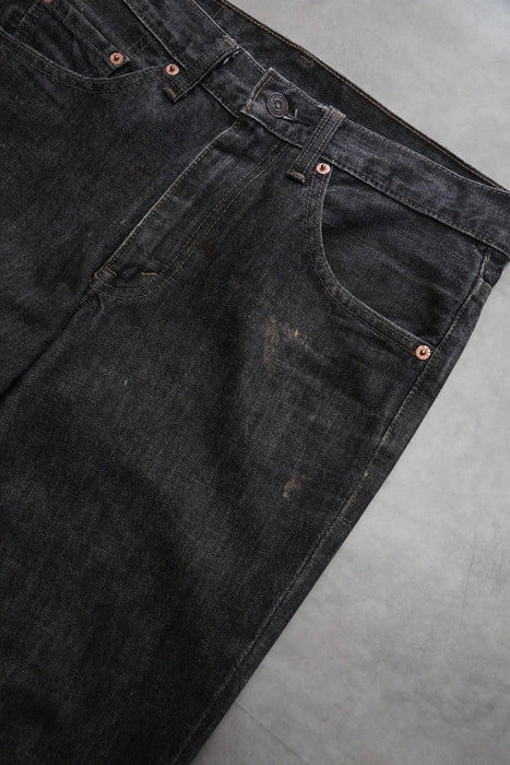 00s Levi's 517 Black Yarn-dyed