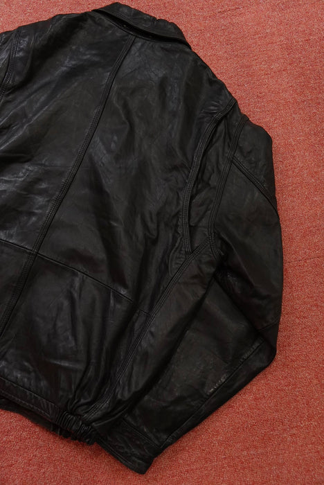 90s TOMMY HILIGER leather jacket