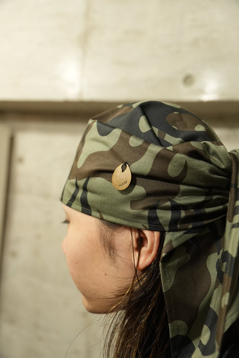 NAM HEAD APRON FIRE CAMO KHAKI