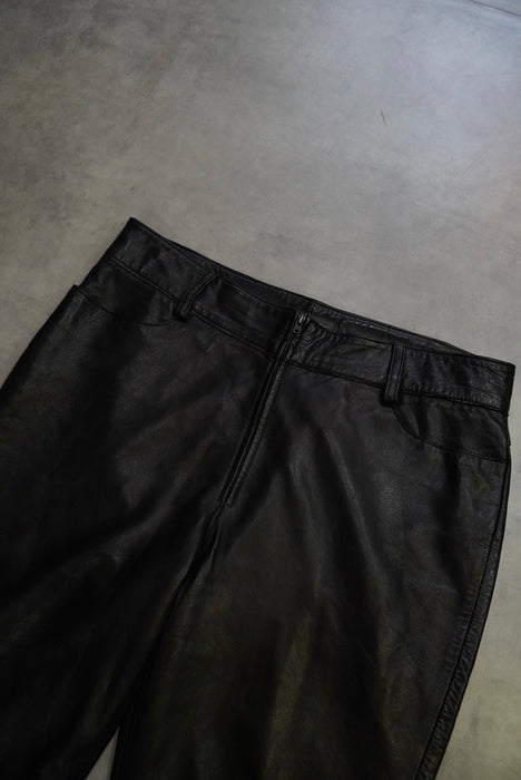 90s BANANA REPUBLIC leather pants