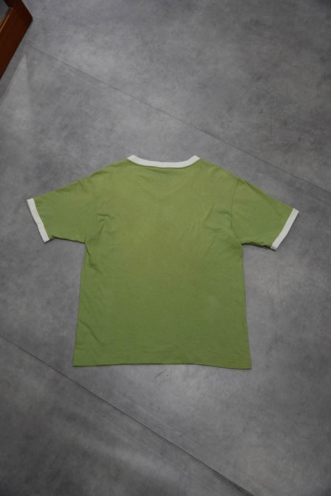 90s silverTab ringer tee