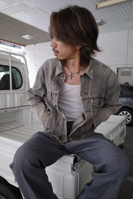 90s euroLevi's 70506 yarn-dyed black