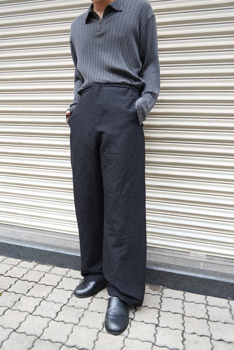 C.M.P.Y 24YR BLACK Linen×Banboo 34inch