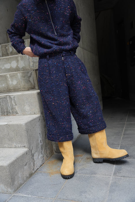 HAPPYEND HOKKORI tweed pants 宙