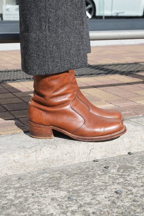 70s FRYE zip roper boots