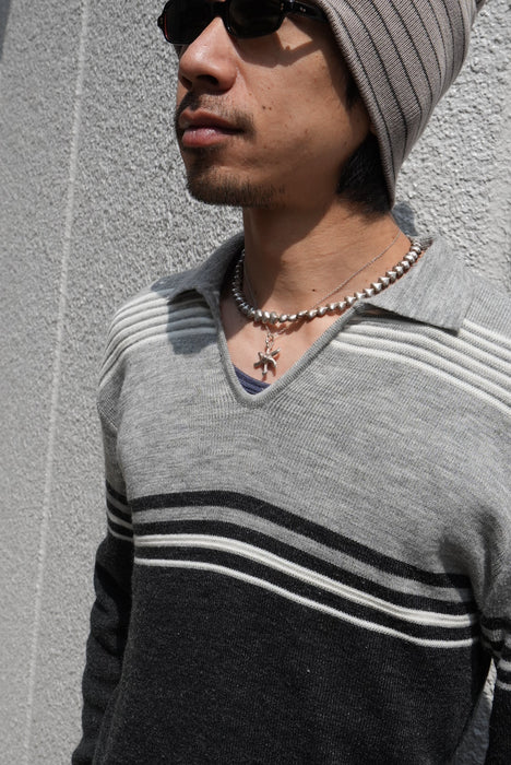 80s JUSTIN BLAKE skipper knit
