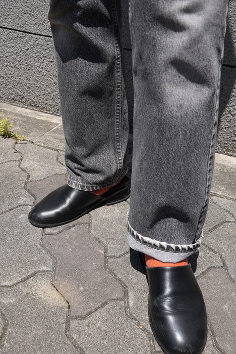 90s Levi's 517 yarn-dyed black denim