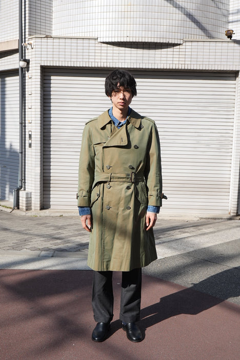 80s Burberrys’ 玉虫 trench coat