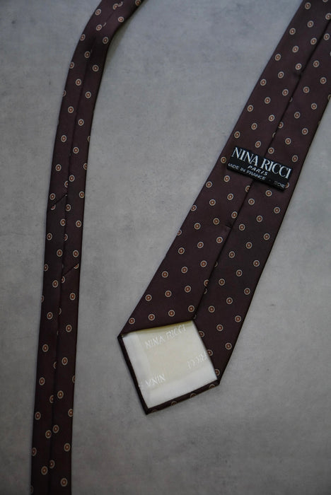 80s NINA RICCI necktie