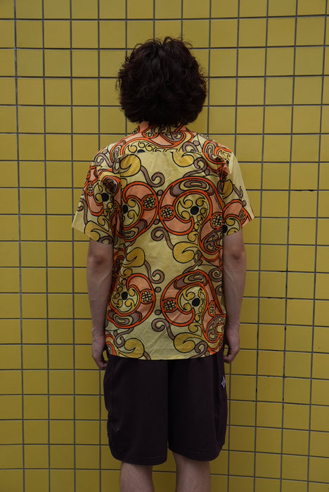 80s LIVIO DE SIMONE tribalpattern shirts