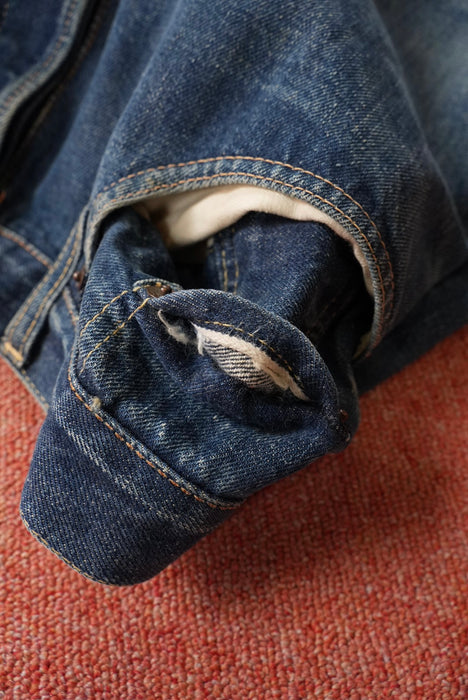 60s Hand Made by Denim Evalution leather 501 "E"