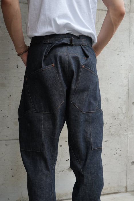 HAPPYEND drape painter denim