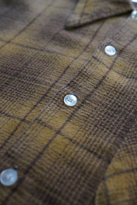 70s KINGS ROAD ombre print flannel