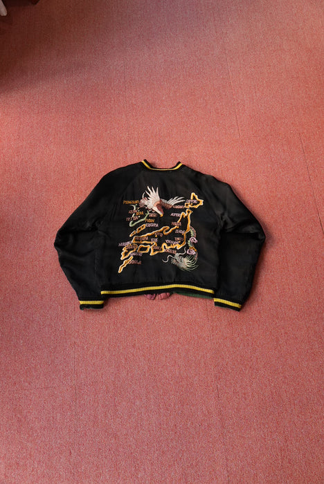 50s satin souvenir jacket