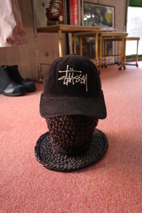 90s Stussy hats dice corduroy cap "USA"