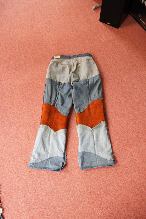 60s Hand Made by Denim Evalution leather 501 "E"