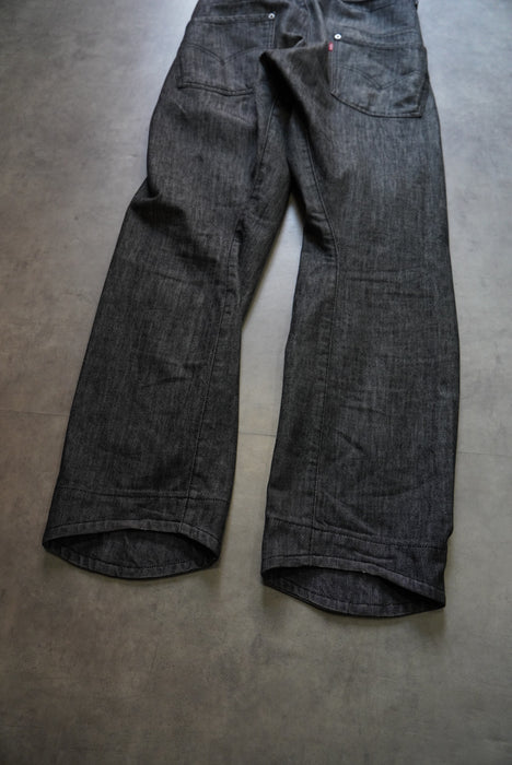 00s Levi's engineered black denim