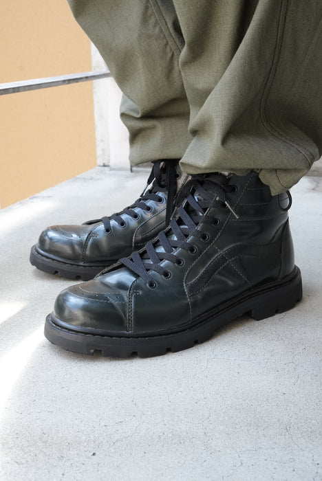 VANS glass leather SK8-HI "commando sole"