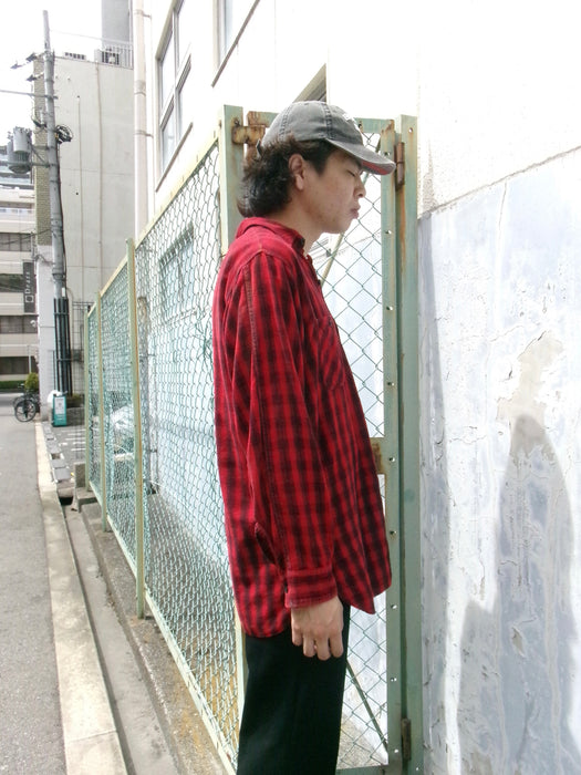 40s 5Brother printed flannel shirt