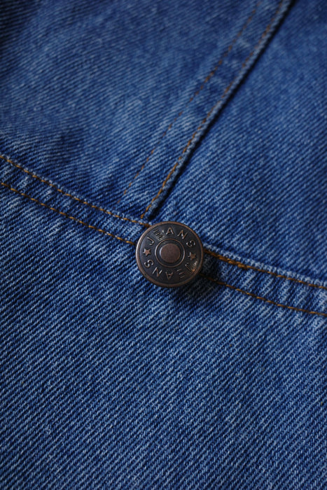 90s FUBU gimmick denim with leather goods