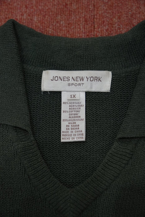 90s JONES NEW YORK knit skipper